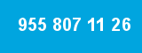 955 807 11 26